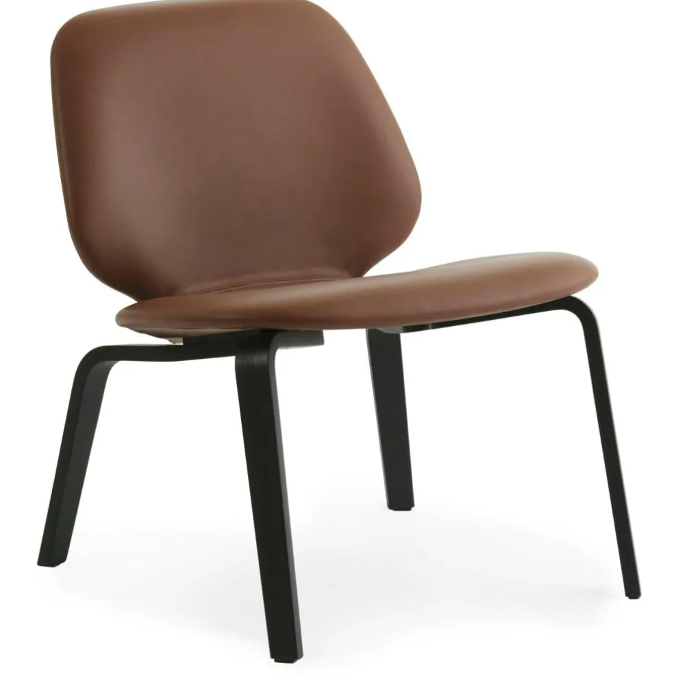 My Chair Lounge Chair, Ultra Leather 41598 / Black