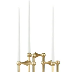 Nagel Candlestick 3 Pieces, Brushed Brass