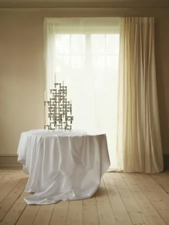 Nagel Candlestick 3 Pieces, Brushed Brass