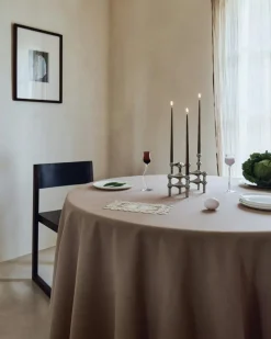 Nagel Candlestick, Brushed Brass