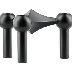 Nagel Candlestick, Brushed Brass