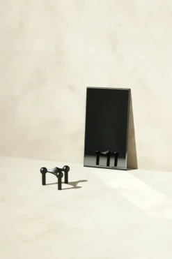 Nagel Candlestick, Brushed Brass