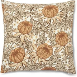 Naima Cushion Cover 45x45 cm, Brown / White / Beige