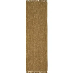 Nanda Dhurry Wool Rug 80x250 cm, Beige