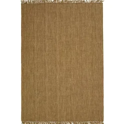 Nanda Dhurry Wool Rug 250x350 cm, Beige