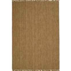 Nanda Dhurry Wool Rug 250x350 cm, Beige