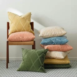 Nandi Cushion Cover 50x50 cm, Heaven Blue