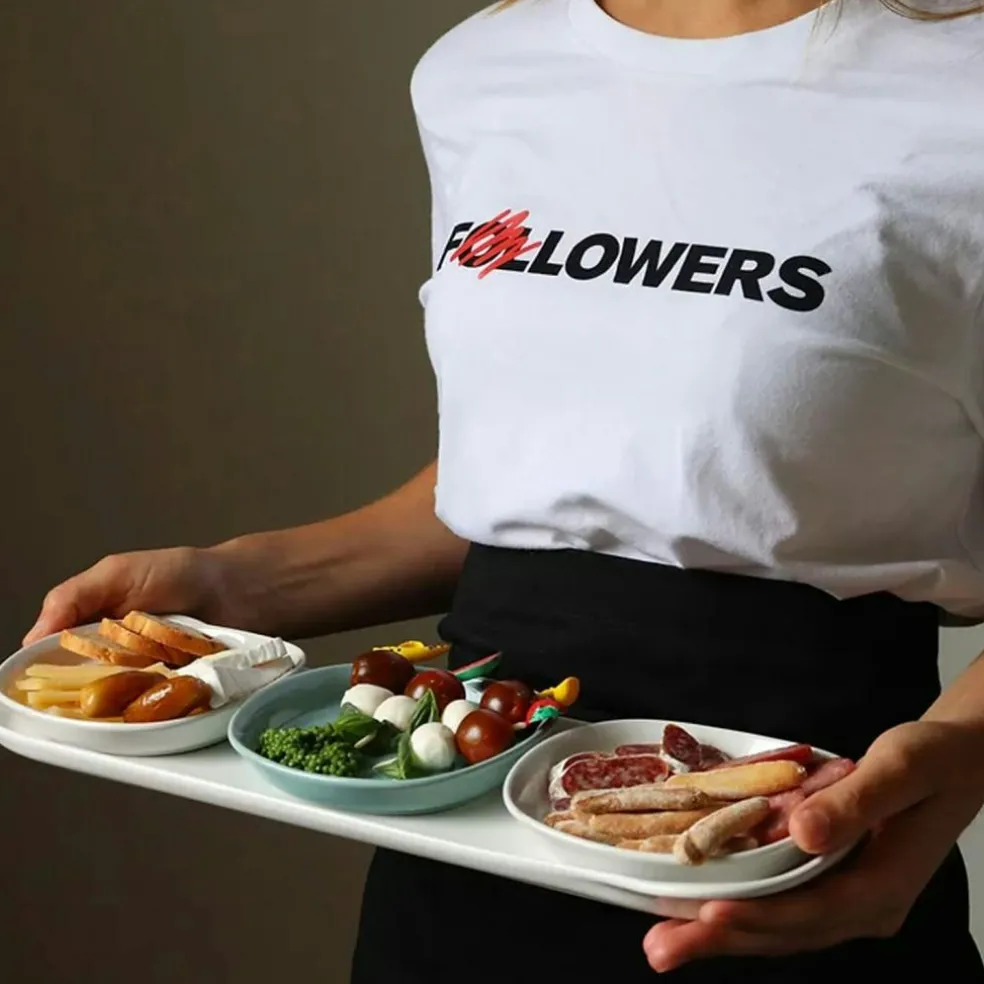 Naoto Serving Dish 12,5x42 cm, White