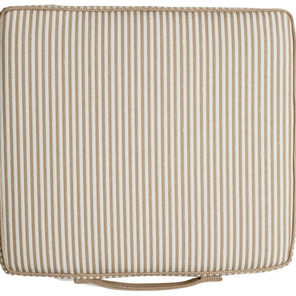 Narrow Stripe Boat Cushion 40x45 cm, White