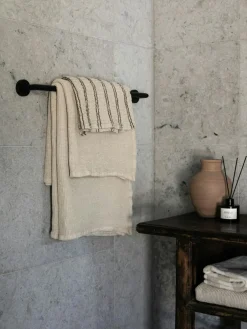 Nella waffle Towel 70X140 cm, Taupe