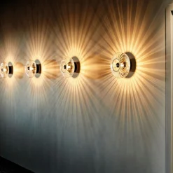 New Wave Optic Wall Lamp, Clear
