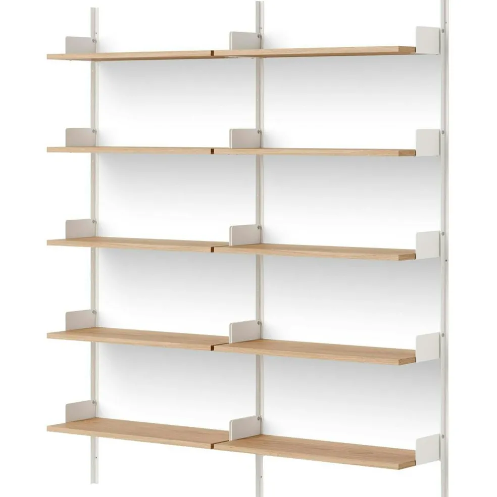 New Works Library Shelf 1900 mm, White