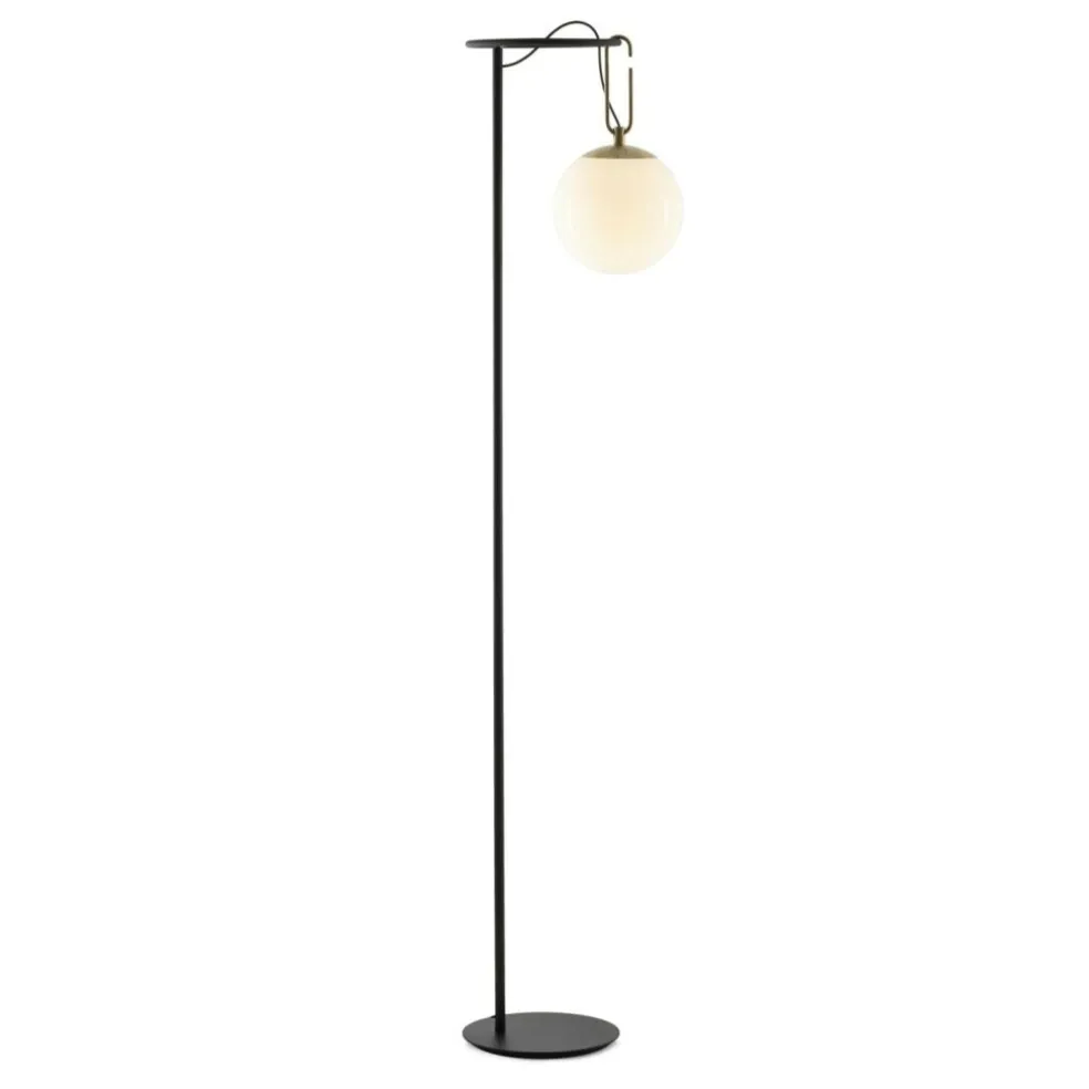 NH 22 Floor Lamp, Black / Brass