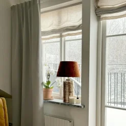 Nightfall Blackout Curtain With Heading Tape 135x250 cm, Light Grey