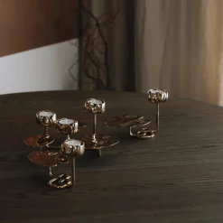 Ninfea Candle Holder Gold, No.1