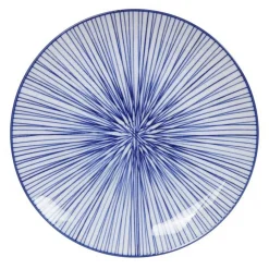 Nippon Blue Plate 20,6 cm, Lines