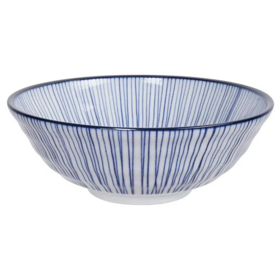 Nippon Blue Soba Bowl 1 L, Wave