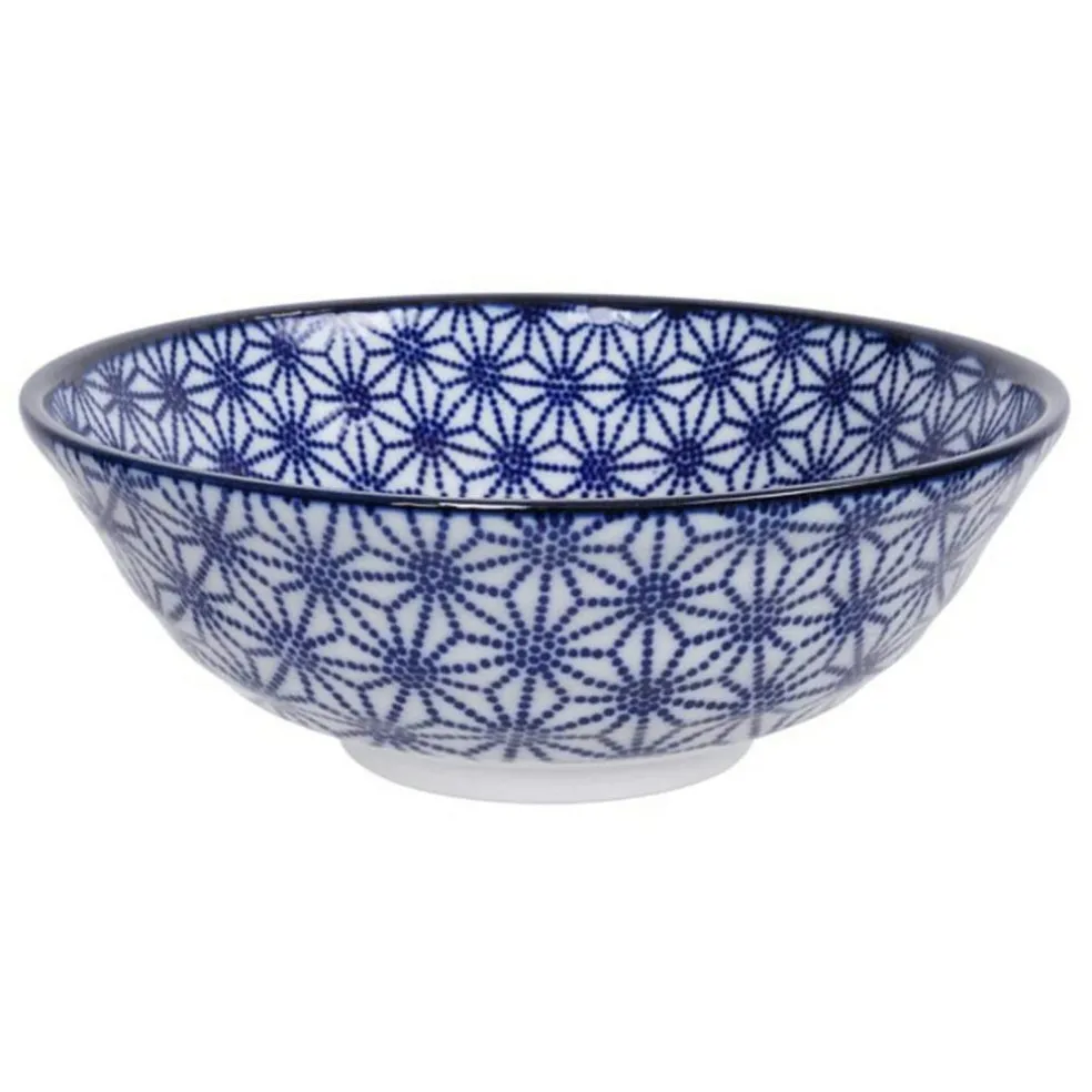 Nippon Blue Soba Bowl 1 L, Wave