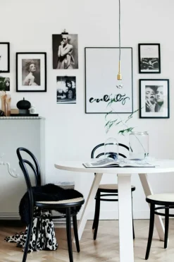 No 14 Dining Chair, Coffee / Rattan