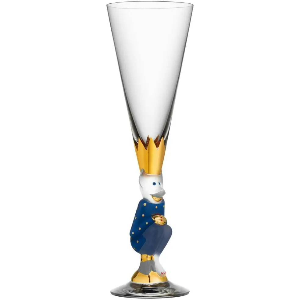Nobel The Sparkling Devil Champagne Glass 19 cl, Blue