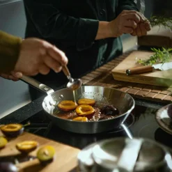 Norden Frying Pan Uncoated Stainless Steel, 28 cm