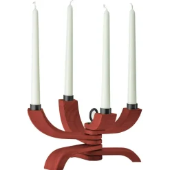Nordic Light Candlestick With 4 Arms, Black