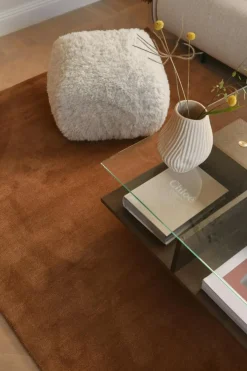 Nordic Plain Wool Rug 180x270 cm, Clay