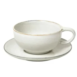 Nordic Sand Cup With Saucer, Sand