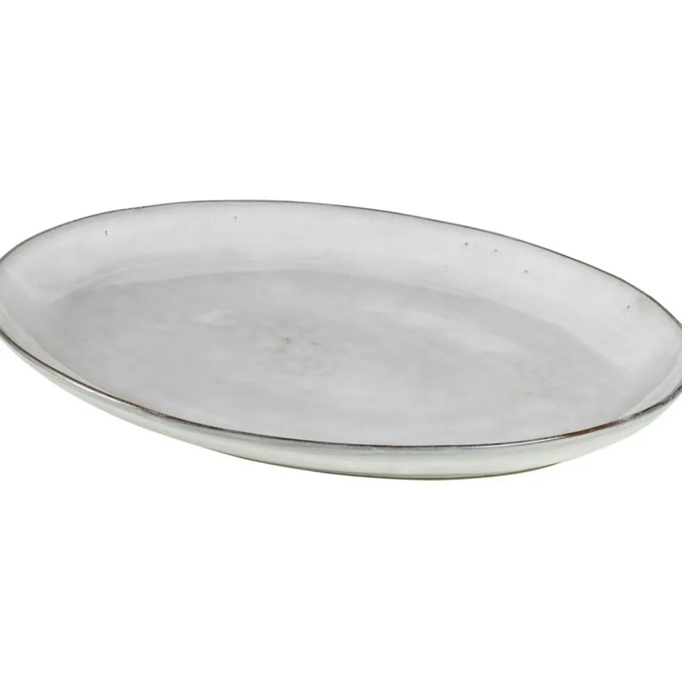 Nordic Sand Oval Dish, 26,5x35,5 cm