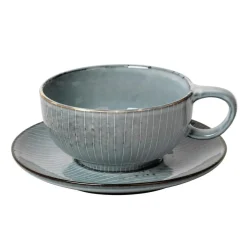 Nordic Sea Cup With Saucer, Soft Blue