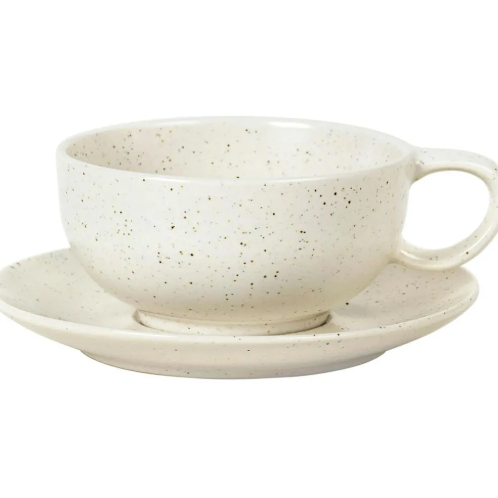 Nordic Vanilla Coffee Cup / Teacup With Saucer 25 cl