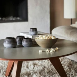 Norrvik Candle Holder Brown, Ø7,5 cm