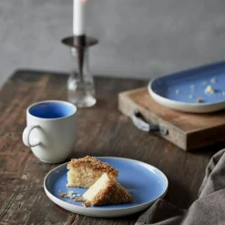 North Mug 33 cl, Matte White/Shiny River