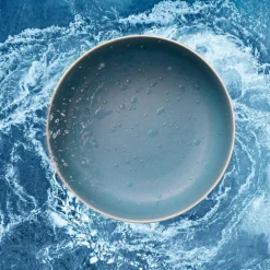 North Salad Bowl 25 cm, Matte white/Matte river