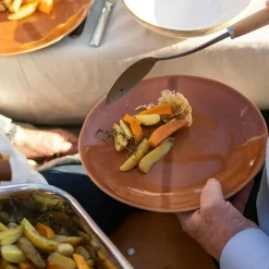 Nosse Ceramics Smooth Plate 28 cm, Terracotta