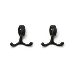 Nostalgi Hook 2 Pcs, Black
