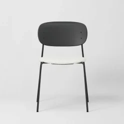 Note Chair, Oak / Beige Bouclé / White