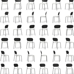 Note Chair, Oak / Beige Bouclé / White