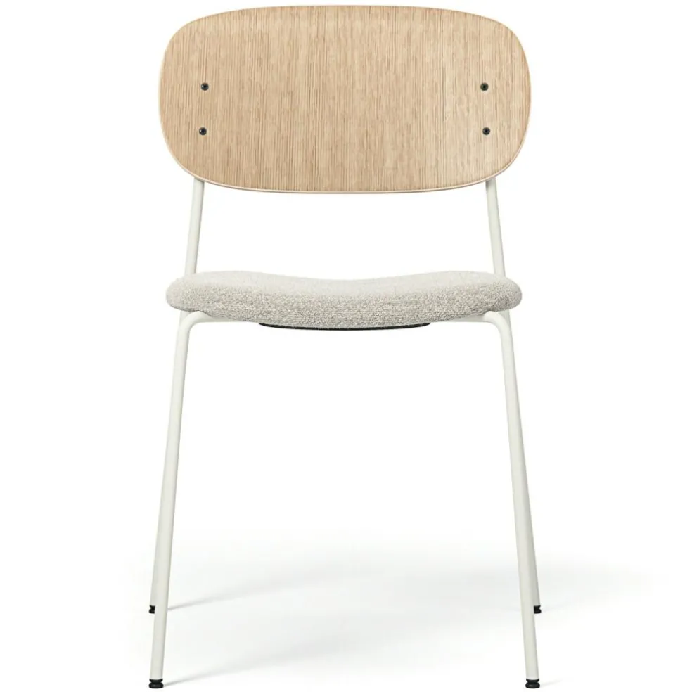 Note Chair, Oak / Beige Bouclé / White