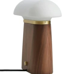 Nova Table Lamp, Ivory Travertine