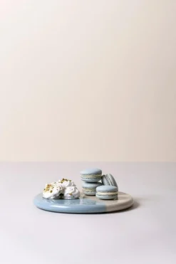 Nuna Tray 20 cm, Sandstone / Misty Blue