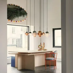 Nutty Pendant, Smoke / Black