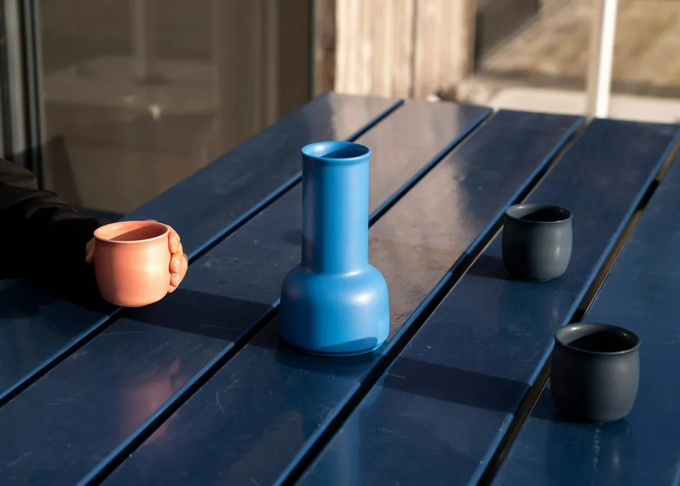 Omar Carafe 22.5 cm, Electric Blue