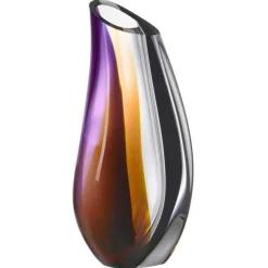 Orchid Vase Purple/Amber