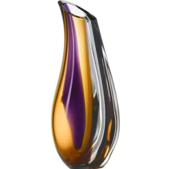 Orchid Vase Purple/Amber Big