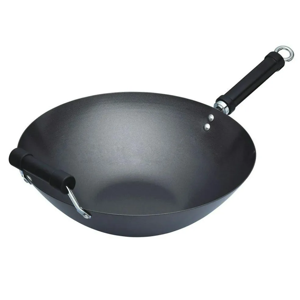 Oriental Wok 360mm, Carbon Steel