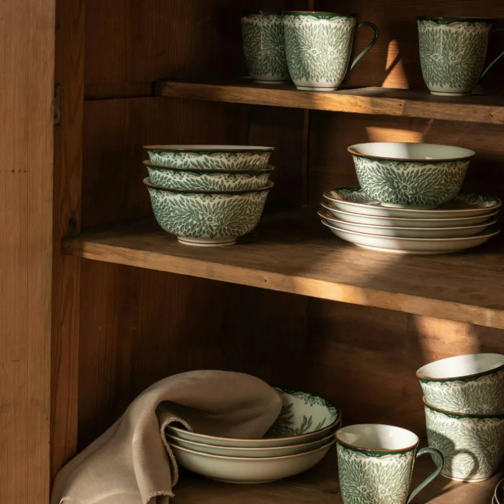Ostindia Floris Bowl 50 cl, Green
