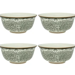 Ostindia Floris Bowl 50 cl 4-pack, Green