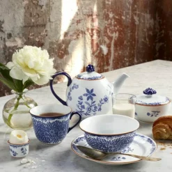 Ostindia Floris Mug 30 cl, Blue