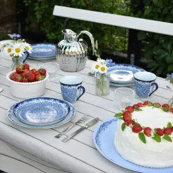 Ostindia Floris Mug 30 cl 2-pack, Blue